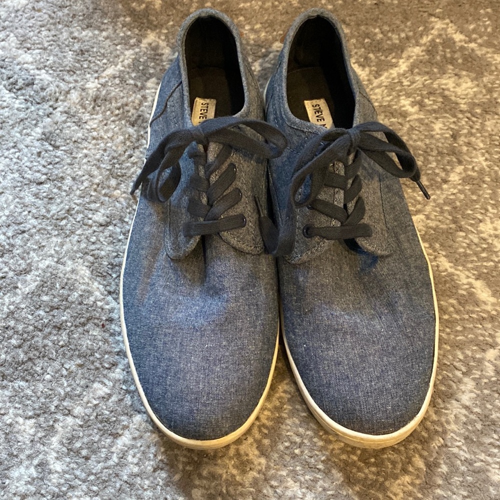 Canvas Steve Madden sneakers, size 10.5
